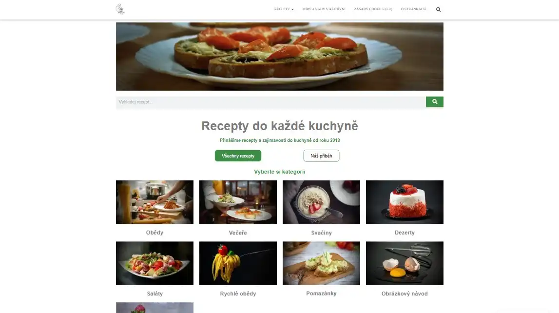 Web recepty.vypij.cz